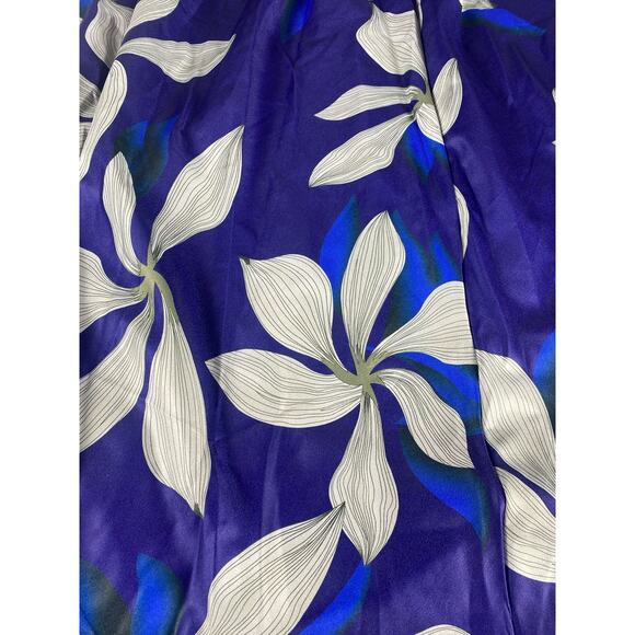 NWT Women high waist floral print chiffon midi long skirt with pockets 3XL - Picture 2 of 6